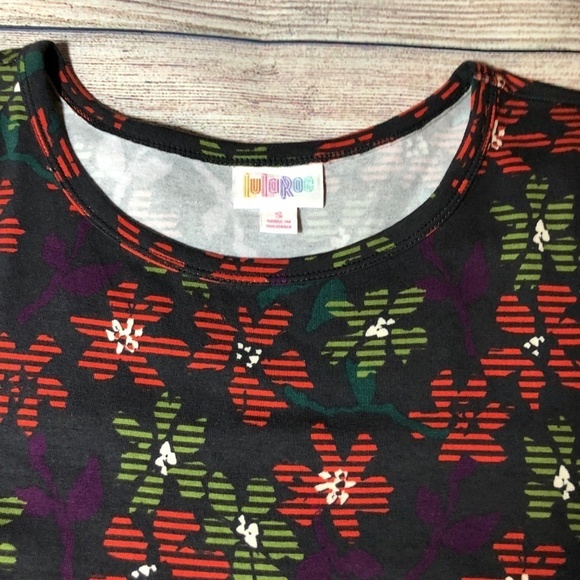 LuLaRoe Floral Print Carly Dress Size S - Picture 3 of 5